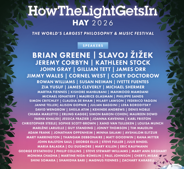 HOW-THE-LIGHT-GETS-IN-FESTIVAL: HAY-ON-WYE, WALES, 22-25 May